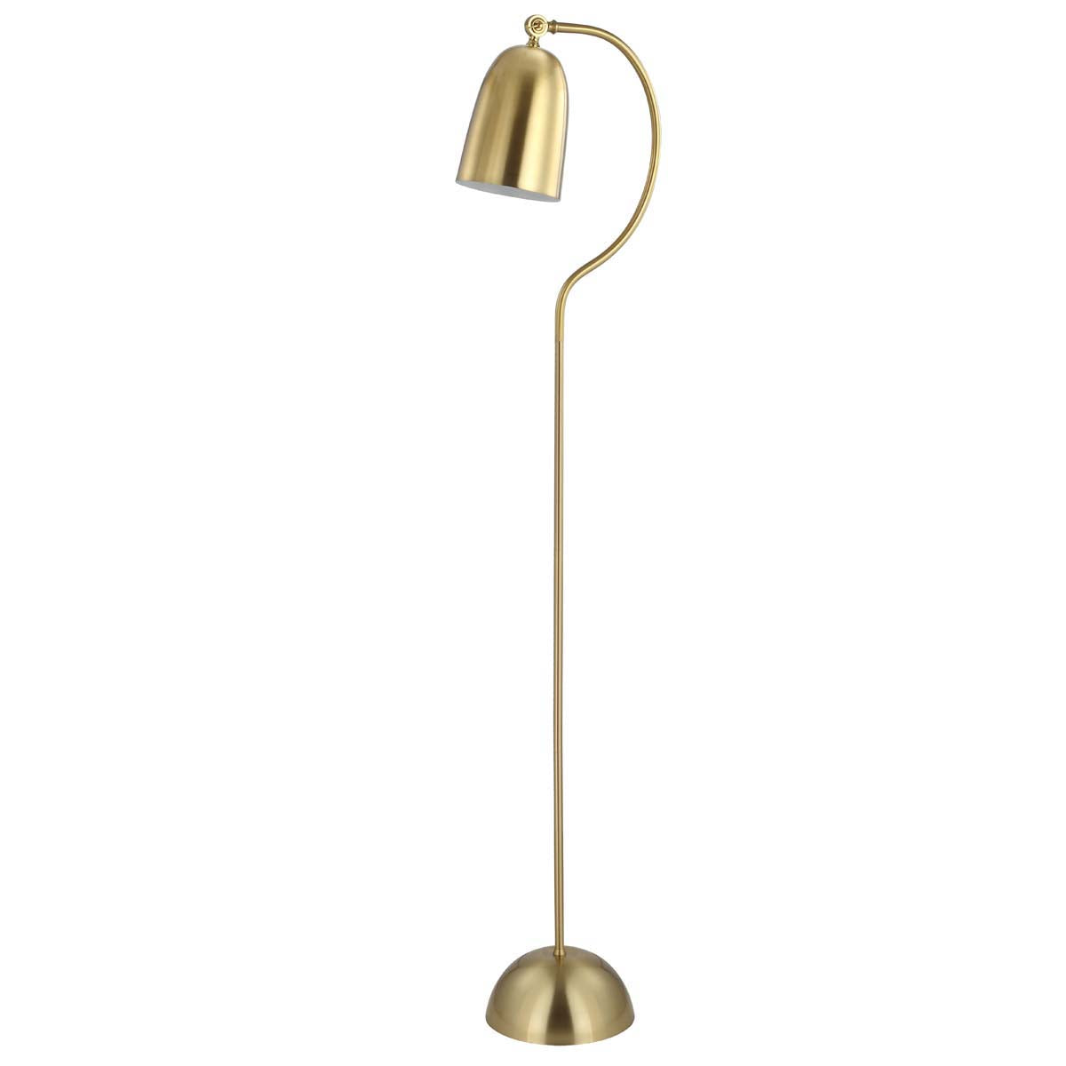 Safavieh Zeid Floor Lamp, FLL4059 - Brass Gold