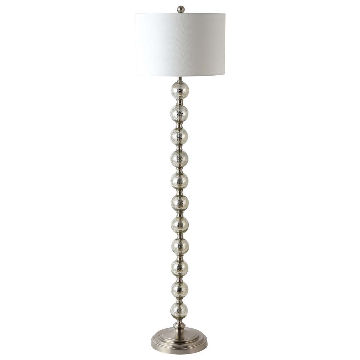 Safavieh Cace Floor Lamp, FLL4074 - Nickel/Ivory