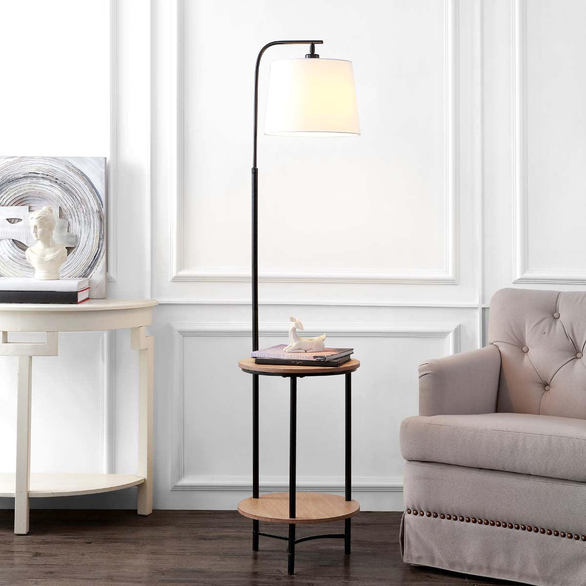 Safavieh Henley Floor Lamp, FLL4080 - Matte Black