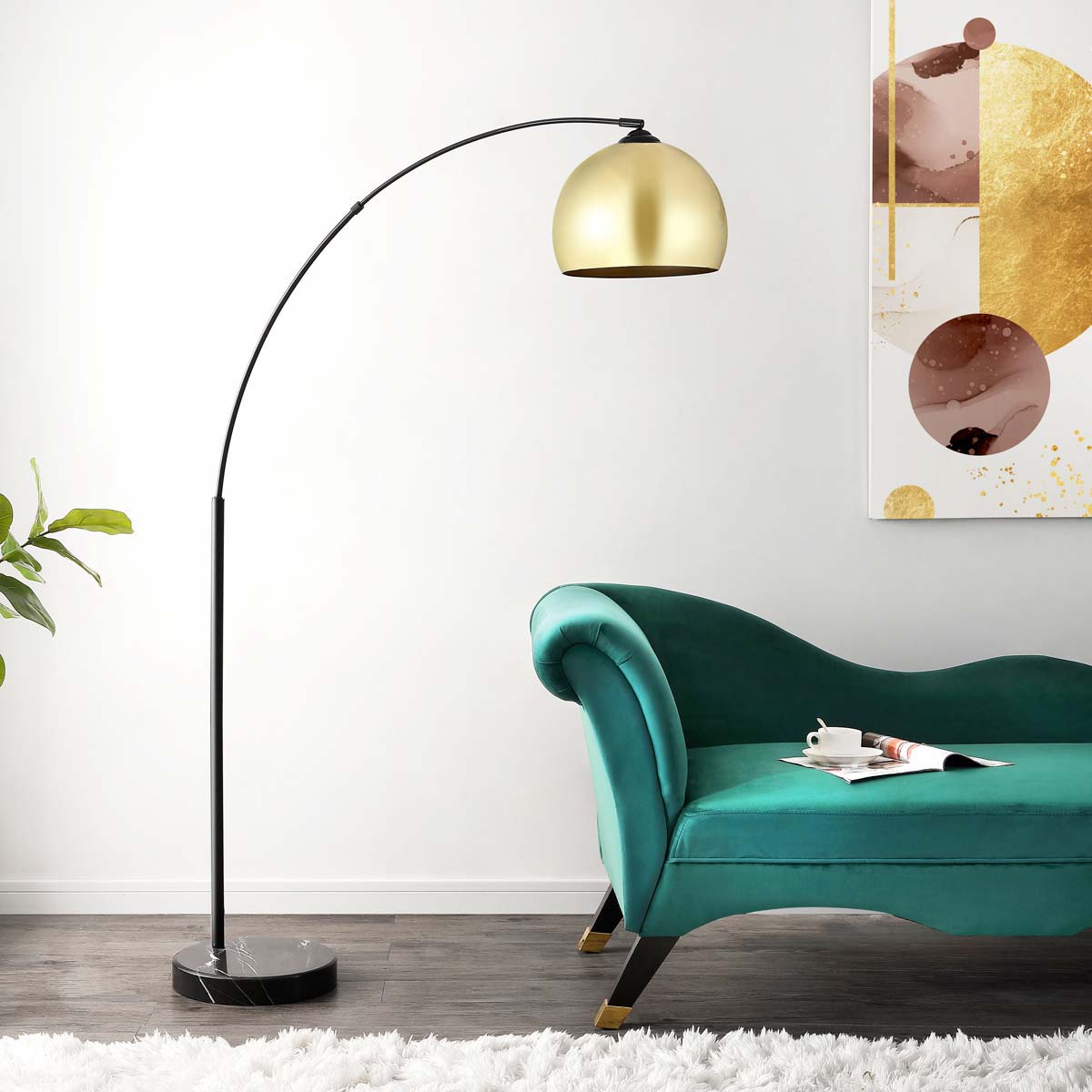 Safavieh Glarien Floor Lamp, FLL4087