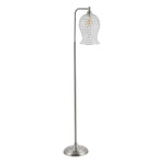 Safavieh Izzy Iron Floor Lamp , FLL4088 - Nickel