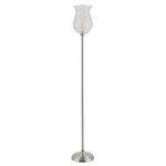 Safavieh Ricky Iron Floor Lamp , FLL4089 - Nickel