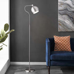 Safavieh Elijah Iron Floor Lamp , FLL4093 - Nickel