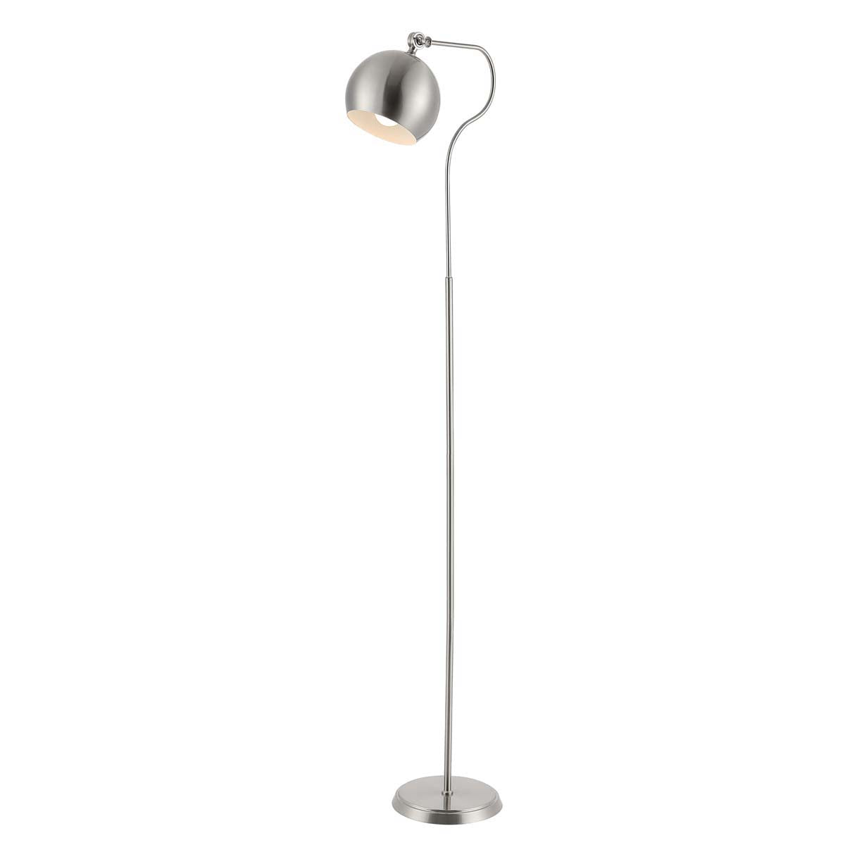 Safavieh Elijah Iron Floor Lamp , FLL4093 - Nickel