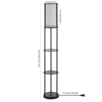 Safavieh Hayes Iron Floor Lamp  , FLL4097 - Black