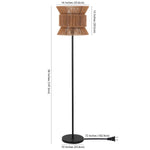 Safavieh Boyer Floor Lamp , FLL4100 - Natural / Black