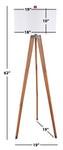 Safavieh Cameo Floor Lamp , FLL4102 - Walnut