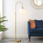 Safavieh Hamil Floor Lamp , FLL4103 - Brass Gold