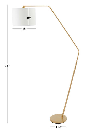 Safavieh Elis Floor Lamp , FLL7000 - Gold