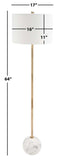 Safavieh Kyrene Floor Lamp , FLL7003 - White Marble