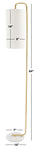 Safavieh Troilus Floor Lamp , FLL7005 - White