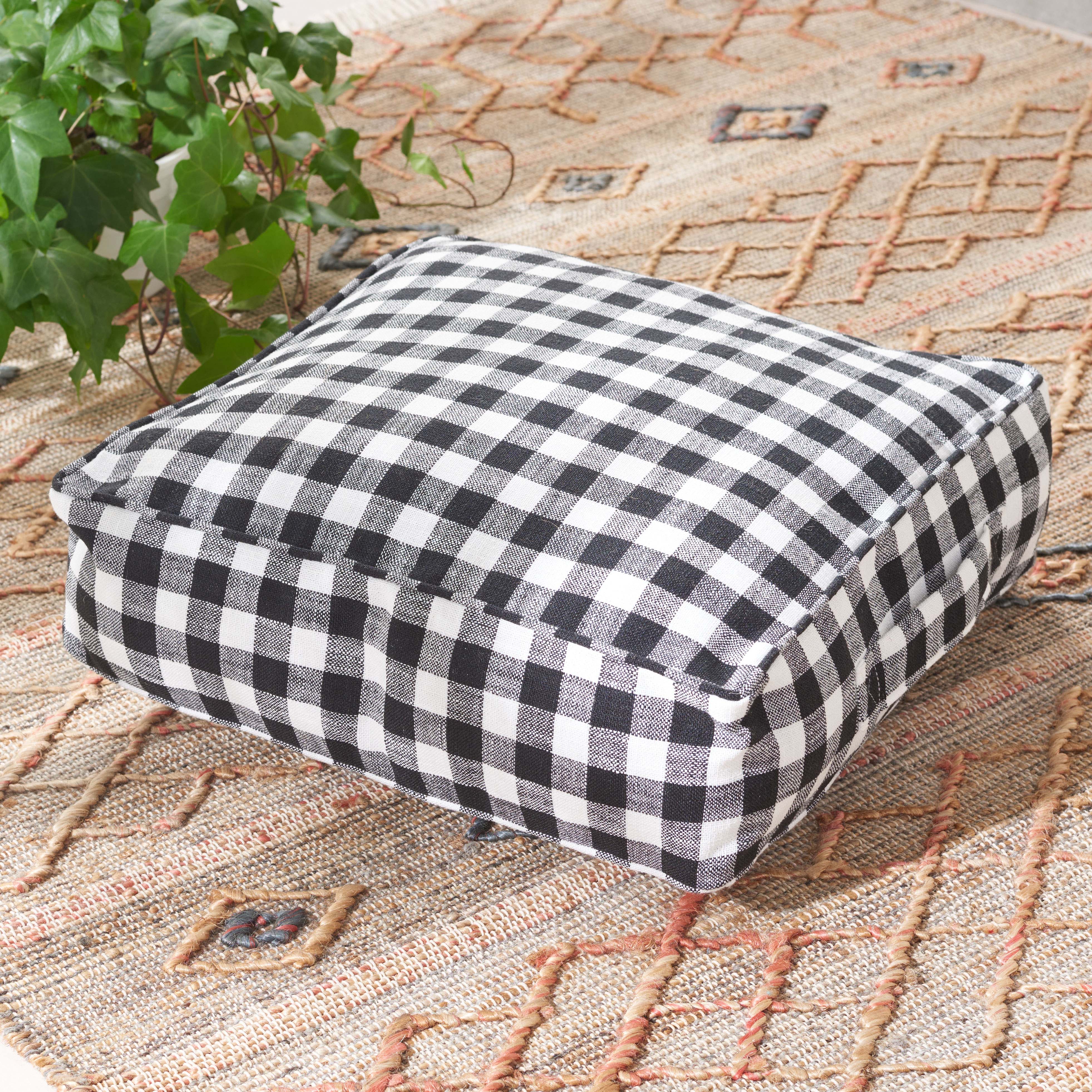 Safavieh Nonnie Floor Pillow  , FLP1019 - Black