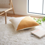 Safavieh Nyssa Floor Pillow , FLP3005 - Beige / Mustard