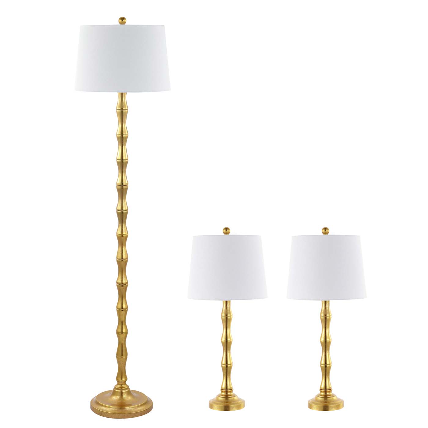 Safavieh Aurelia Floor And Table Lamp Set , FLT4003 - Gold