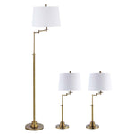 Safavieh Nadia Floor And Table Lamp Set , FLT4004 - Gold