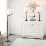 Safavieh Nadia Floor And Table Lamp Set , FLT4004 - Gold