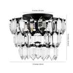 Safavieh Gorson Flush Mount , FLU4045 - Black