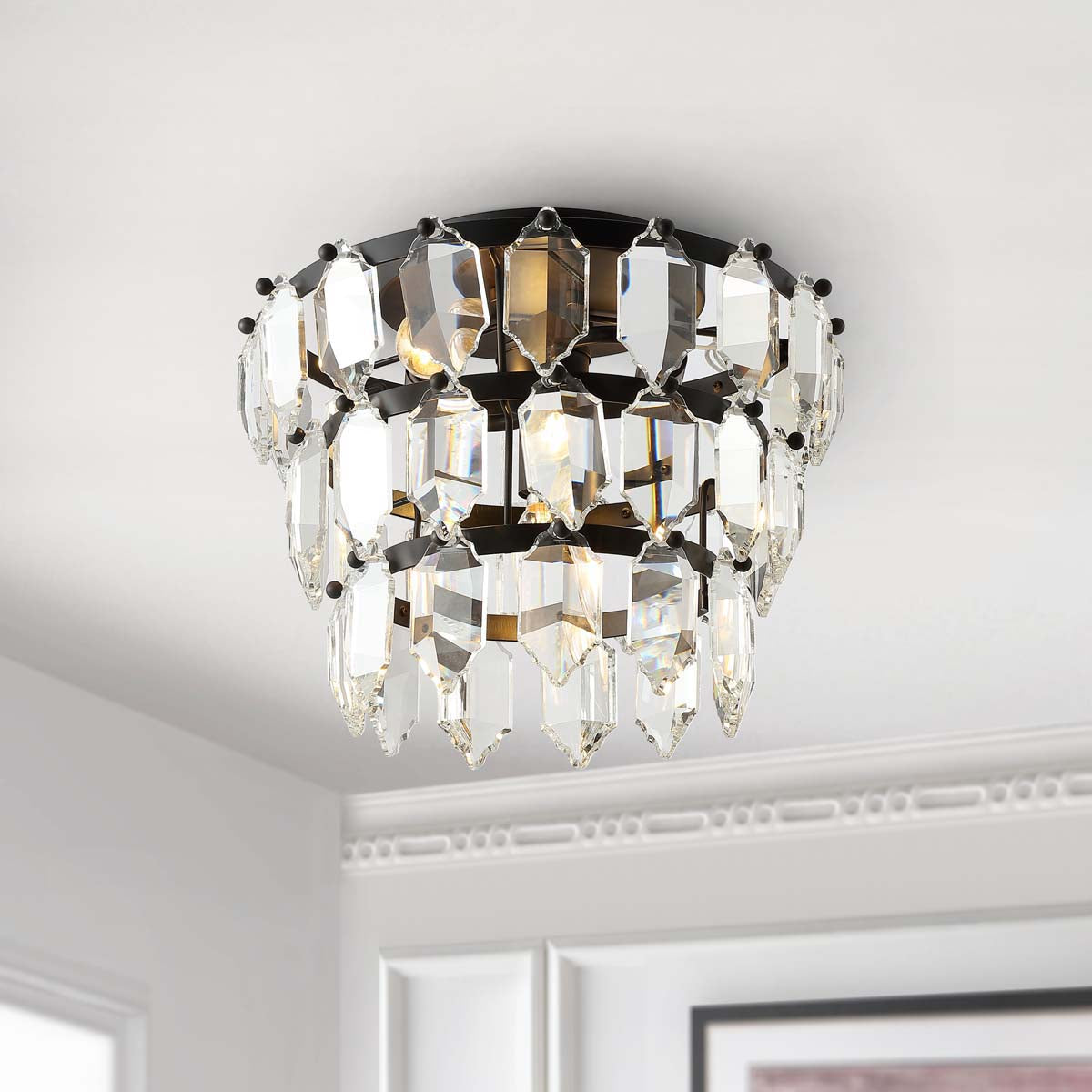 Safavieh Gorson Flush Mount , FLU4045 - Black