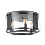 Safavieh Olen Flush Mount , FLU4046 - Black/Chrome