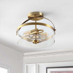 Safavieh Nensor Flush Mount , FLU4051 - Brass
