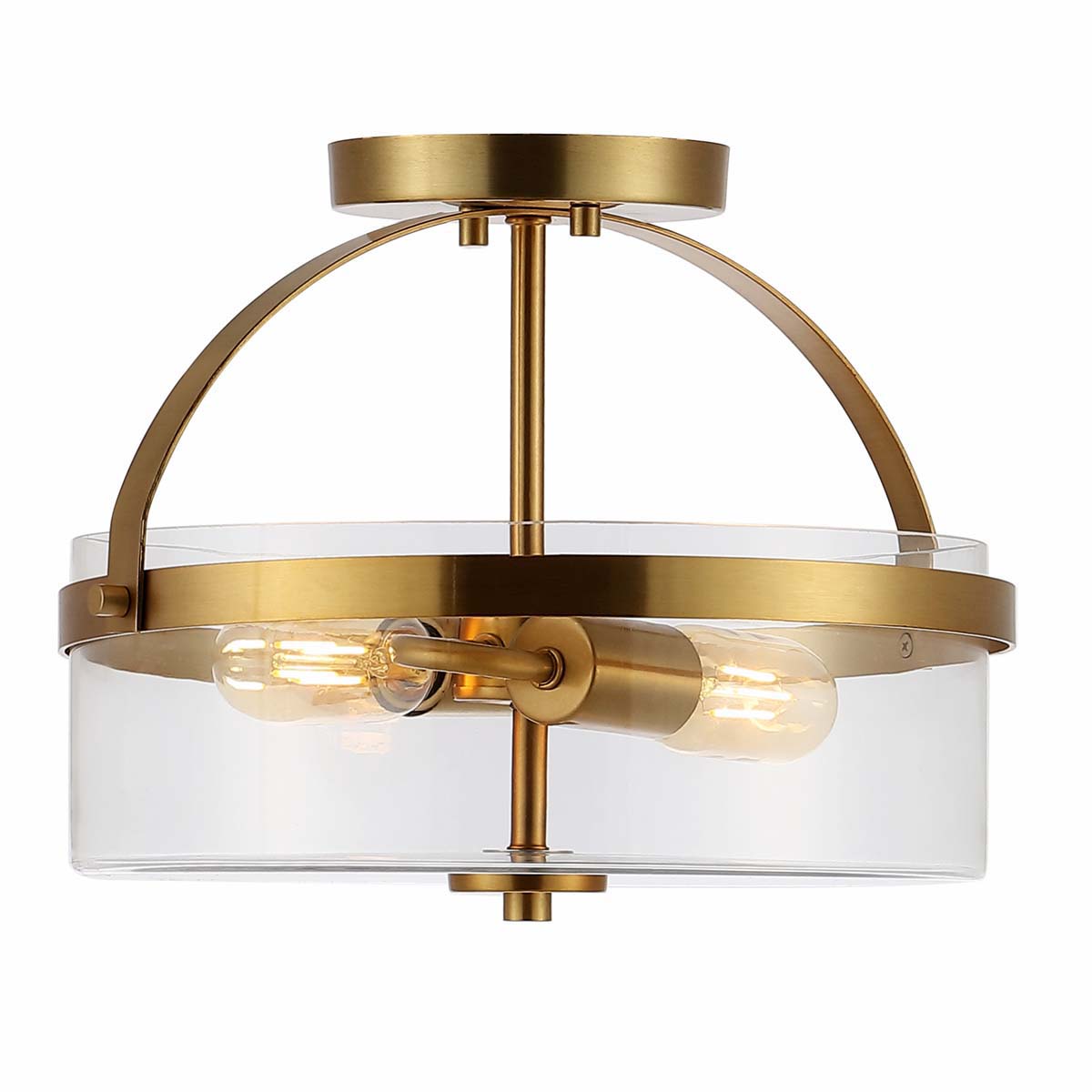 Safavieh Nensor Flush Mount , FLU4051 - Brass
