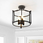 Safavieh Grenten Flush Mount , FLU4053 - Bronze