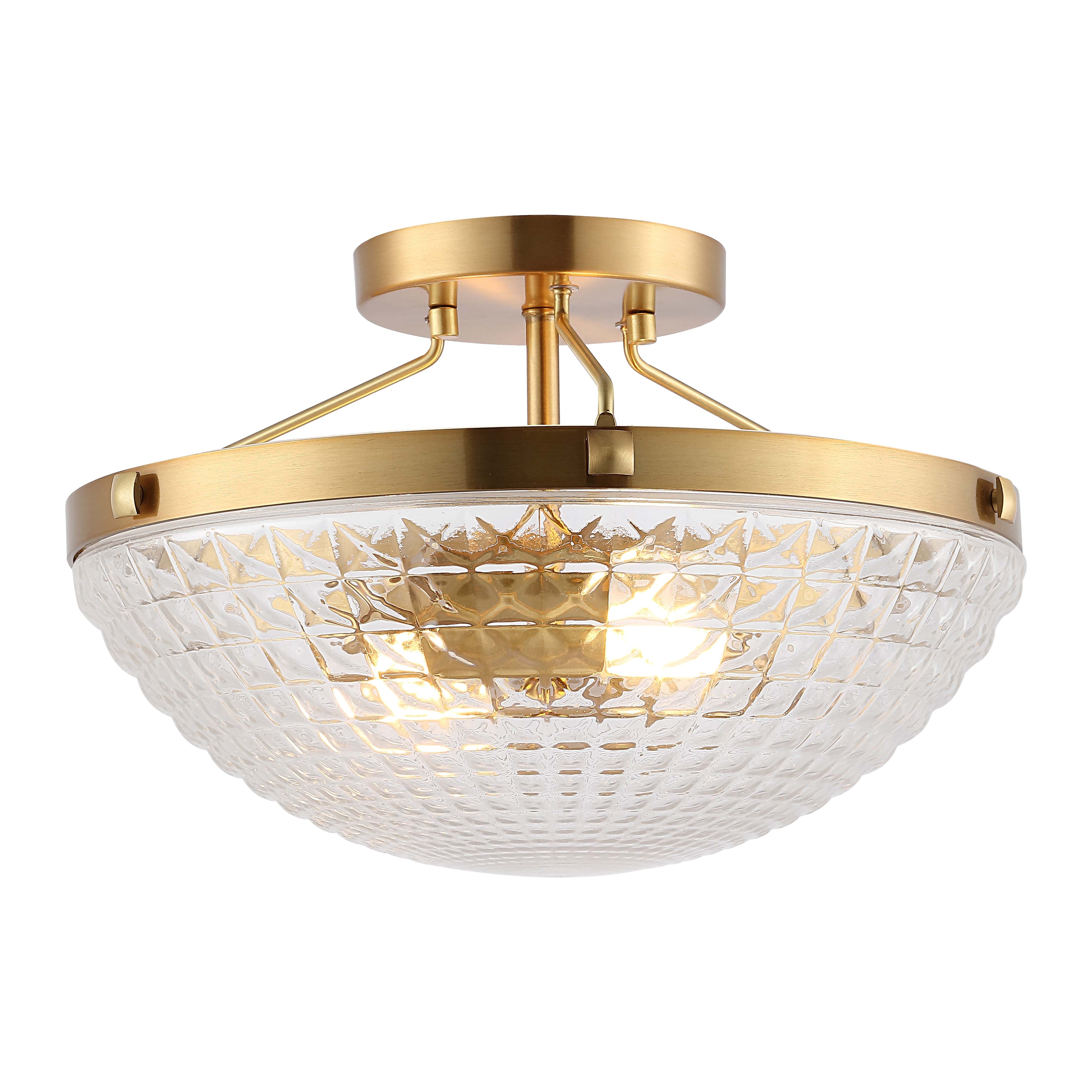 Safavieh Nienna Flush Mount , FLU4059 - Gold Base