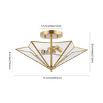 Safavieh Haruna Flush Mount , FLU4071 - Brass