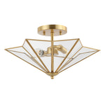 Safavieh Haruna Flush Mount , FLU4071 - Brass