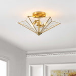 Safavieh Haruna Flush Mount , FLU4071 - Brass