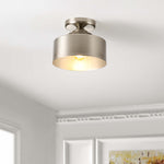 Safavieh Fenton Flush Mount , FLU4086 - Brushed Nickel