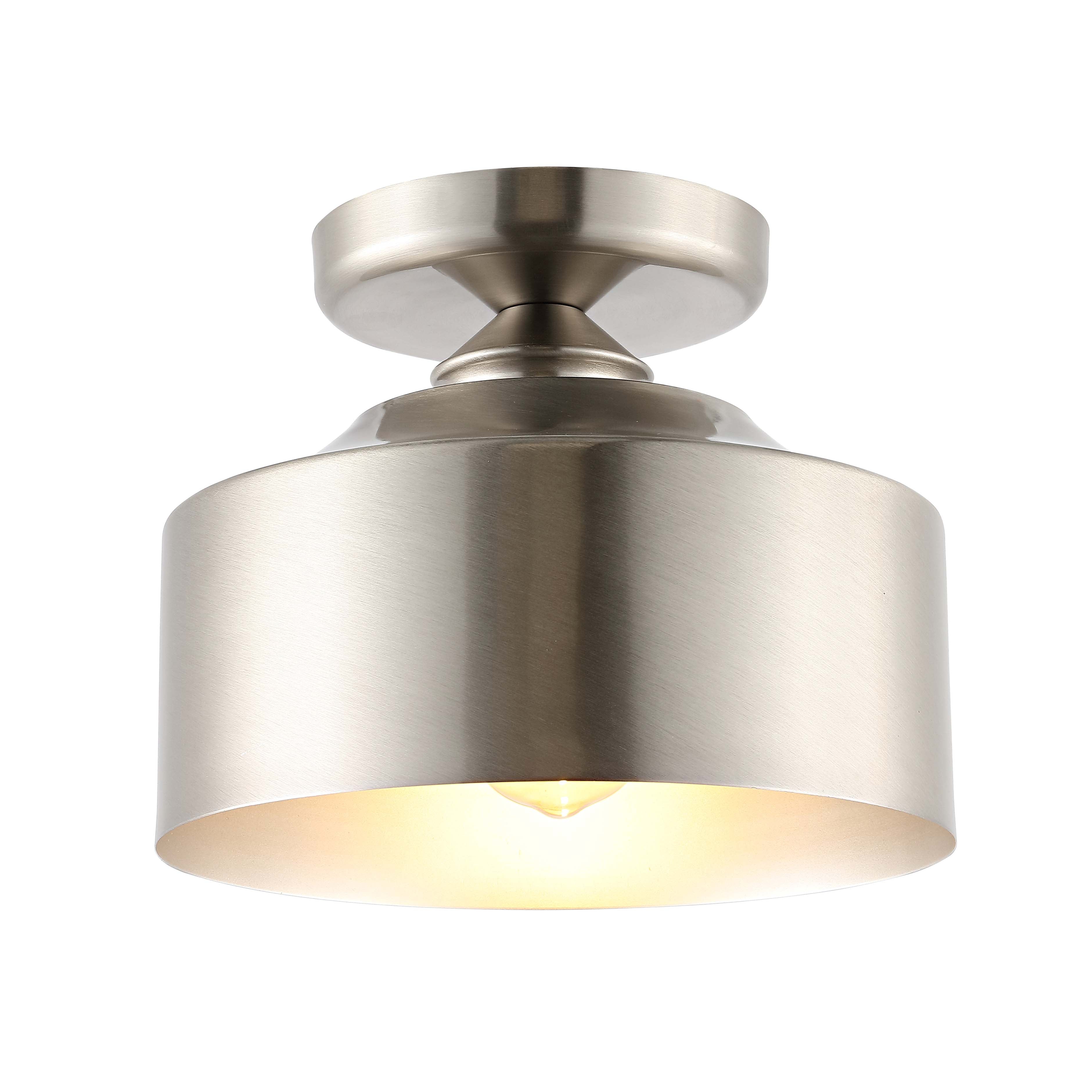 Safavieh Fenton Flush Mount , FLU4086 - Brushed Nickel