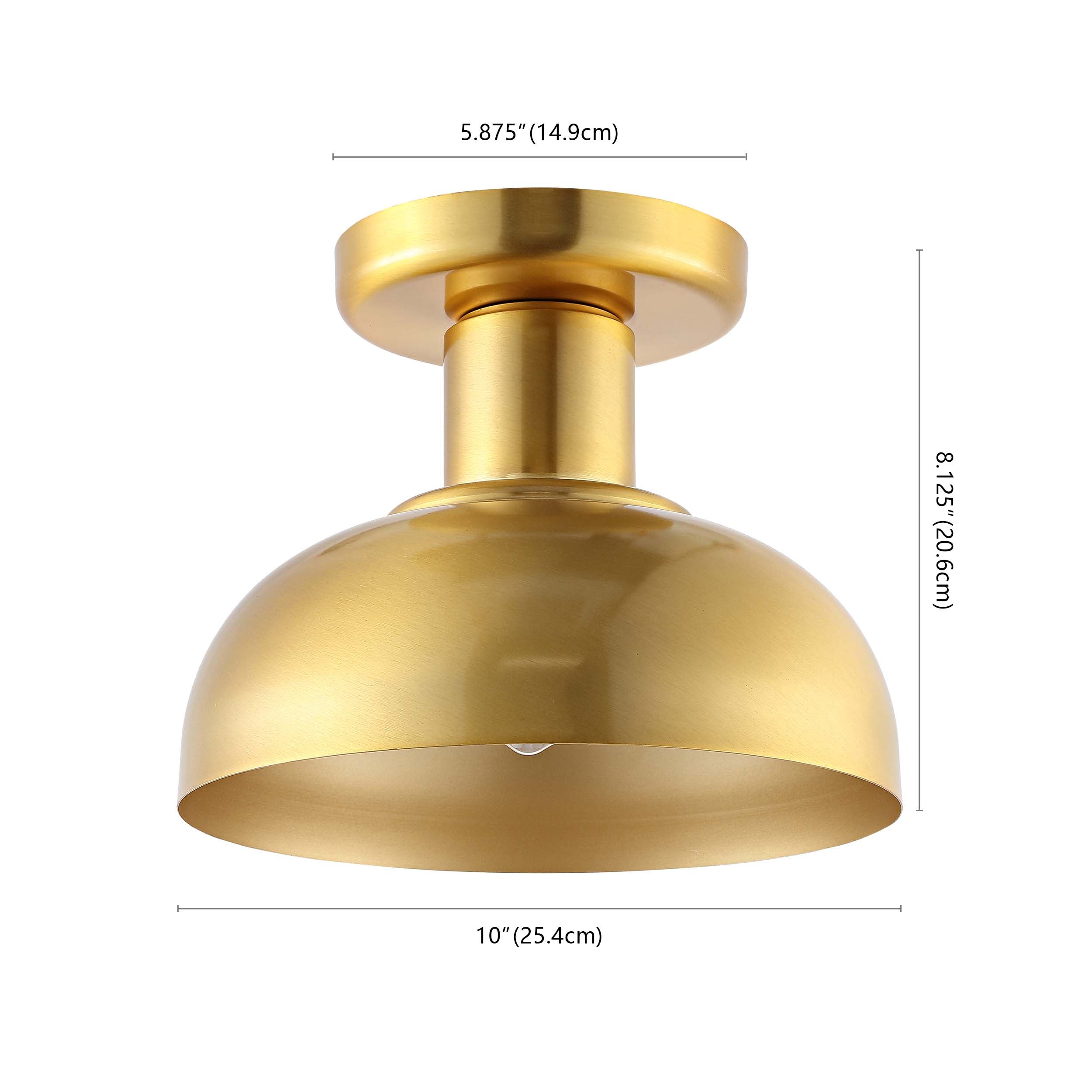 Safavieh Helm Flush Mount , FLU4088 - Brass