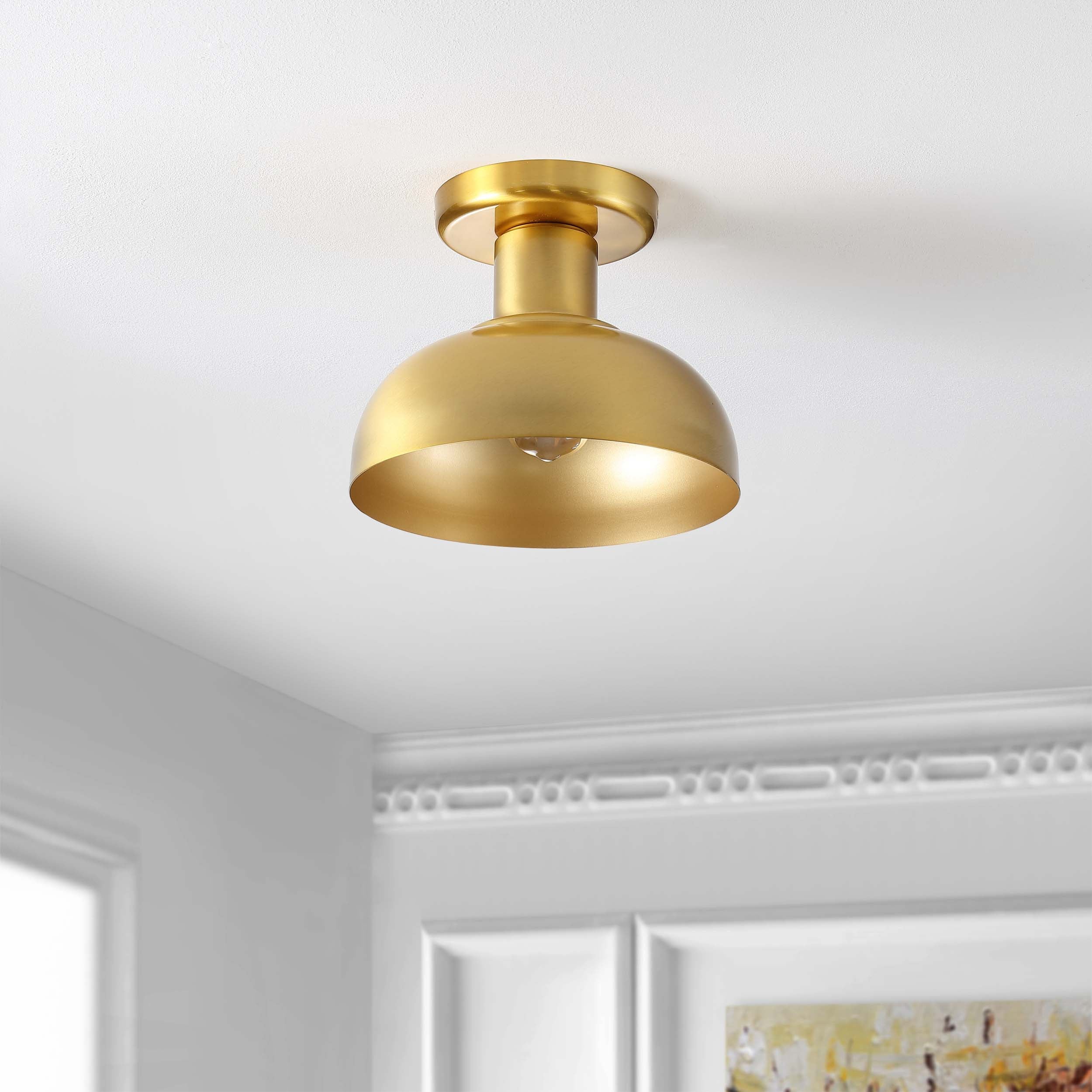 Safavieh Helm Flush Mount , FLU4088 - Brass