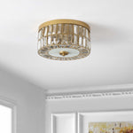 Safavieh Parda Flush Mount , FLU4090 - Brass