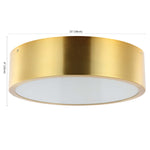 Safavieh Reda Flush Mount , FLU4092 - Brass