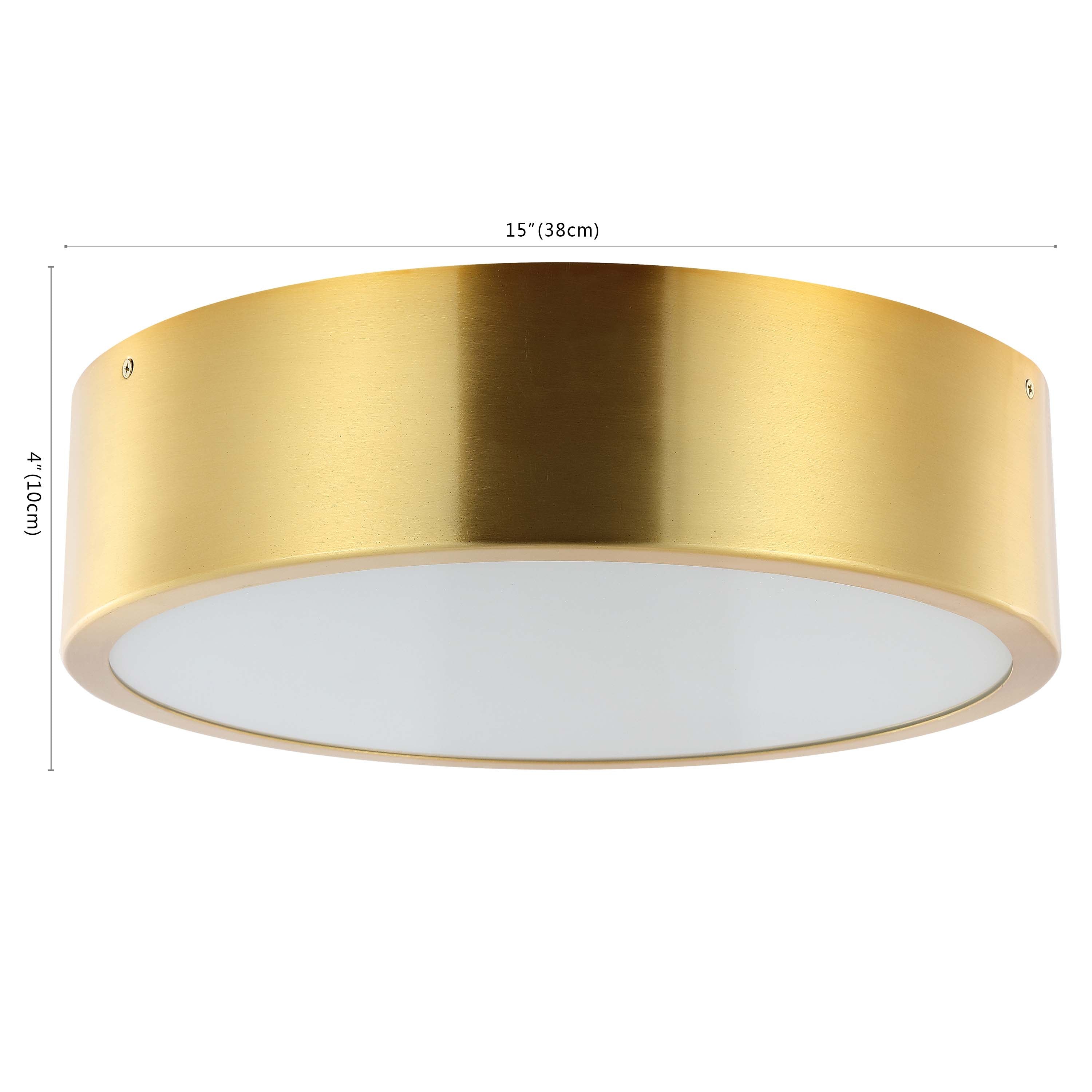 Safavieh Reda Flush Mount , FLU4092 - Brass