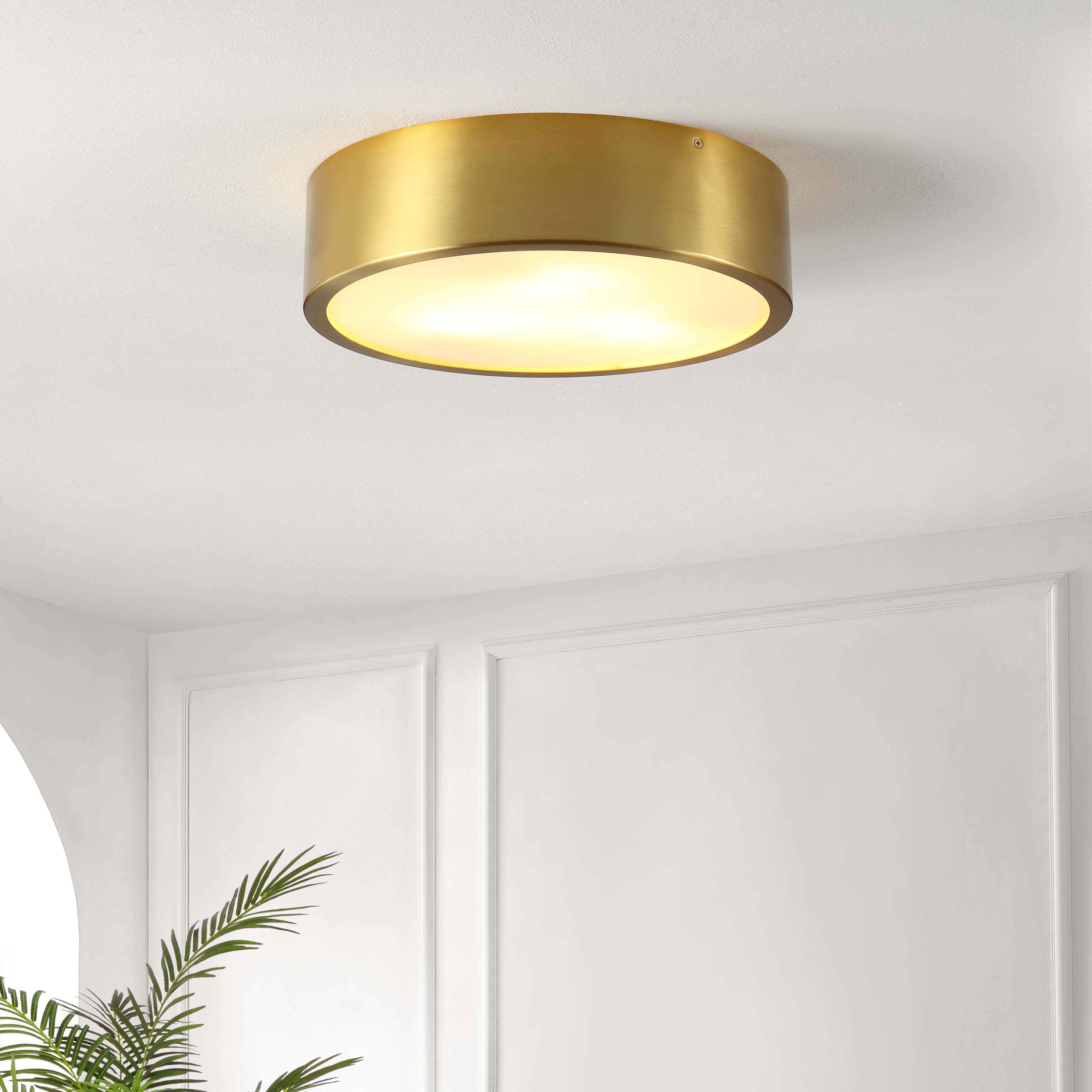 Safavieh Reda Flush Mount , FLU4092 - Brass