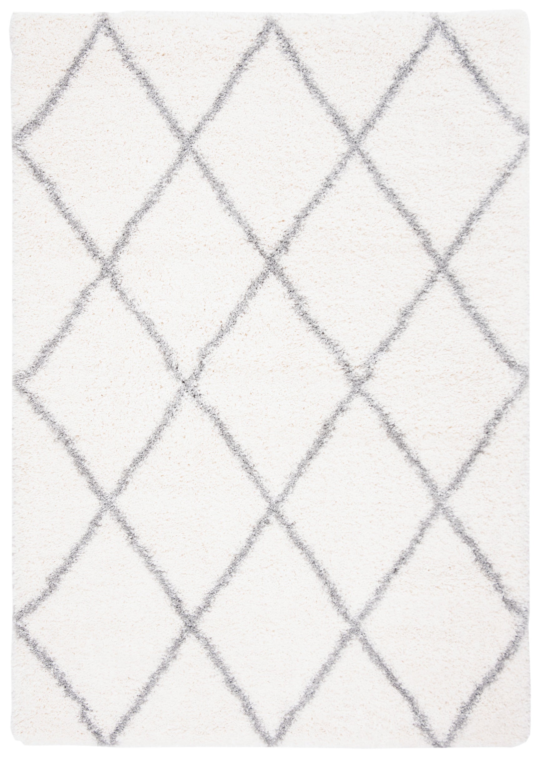 Safavieh Fontana Shag 815 Rug, FNT815 - Cream / Grey