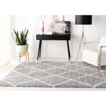 Safavieh Fontana Shag 815 Rug, FNT815 - Grey / Cream