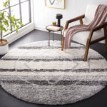 Safavieh Fontana Shag 825 Rug, FNT825 - Ivory / Grey