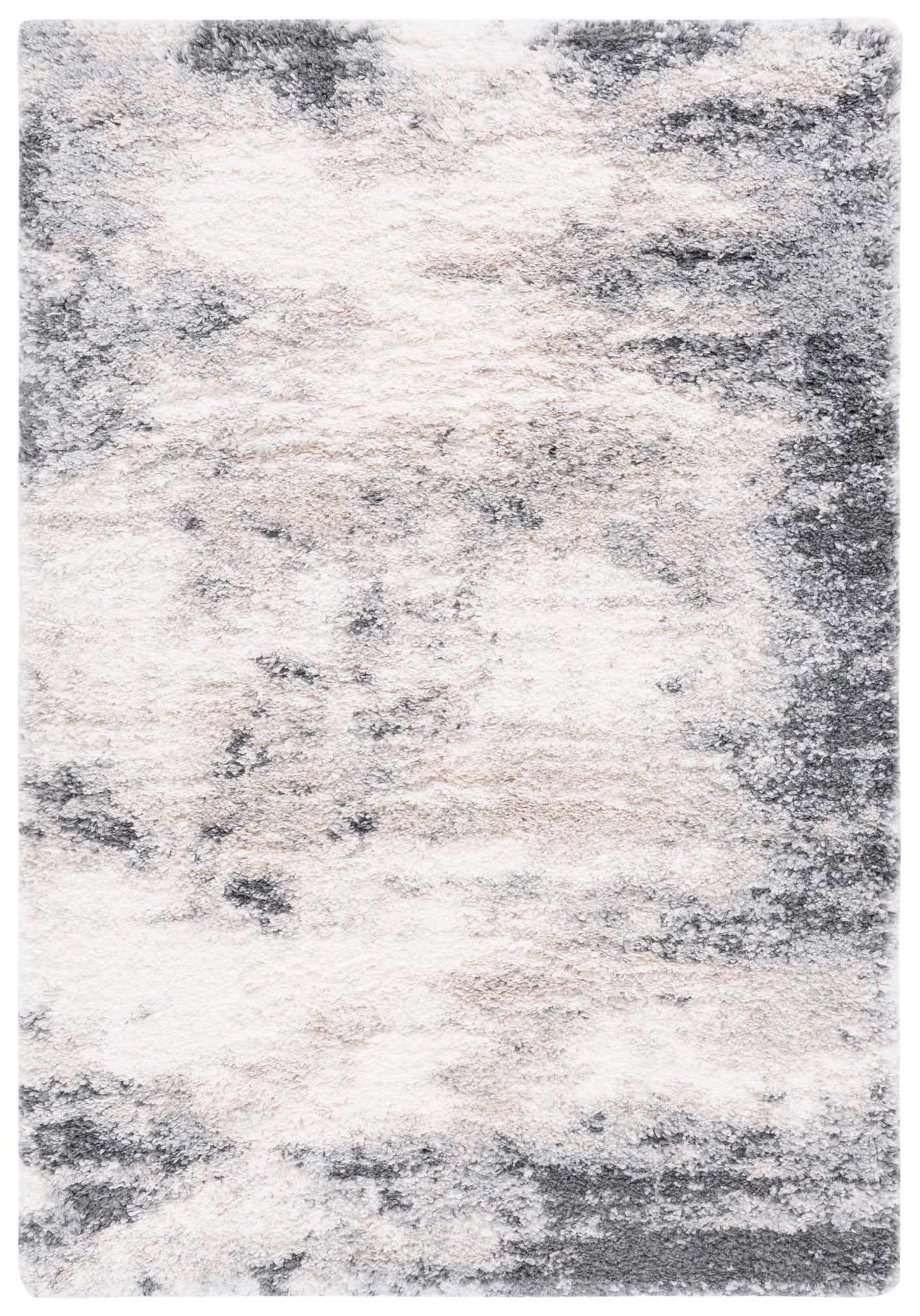 Safavieh Fontana Shag 831 Rug, FNT831 - Ivory / Grey