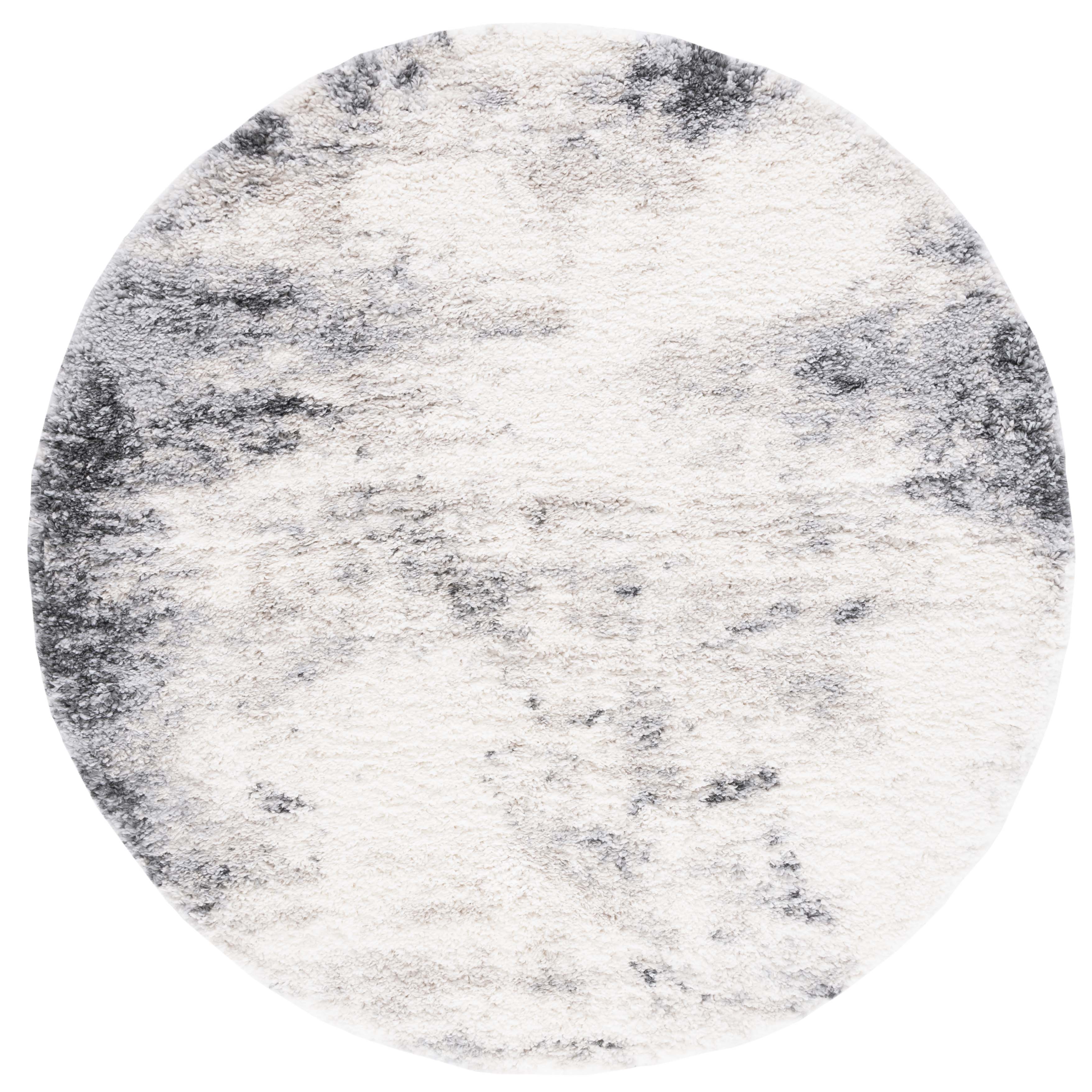 Safavieh Fontana Shag 831 Rug, FNT831 - Ivory / Grey