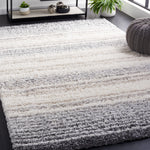 Safavieh Fontana Shag 832 Rug, FNT832 - Ivory / Grey