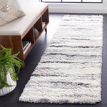 Safavieh Fontana Shag 833 Rug, FNT833 - Ivory / Grey
