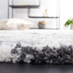 Safavieh Fontana Shag 833 Rug, FNT833 - Ivory / Grey