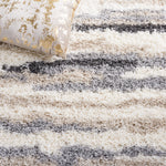 Safavieh Fontana Shag 833 Rug, FNT833 - Ivory / Grey