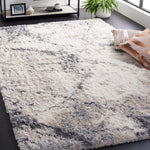 Safavieh Fontana Shag 834 Rug, FNT834 - Ivory / Grey