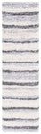 Safavieh Fontana Shag 835 Rug, FNT835 - Ivory / Grey