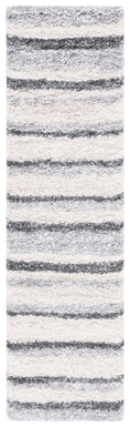 Safavieh Fontana Shag 835 Rug, FNT835 - Ivory / Grey